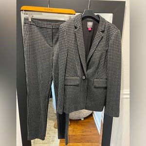 Vince Camuto Houndstooth Suit
